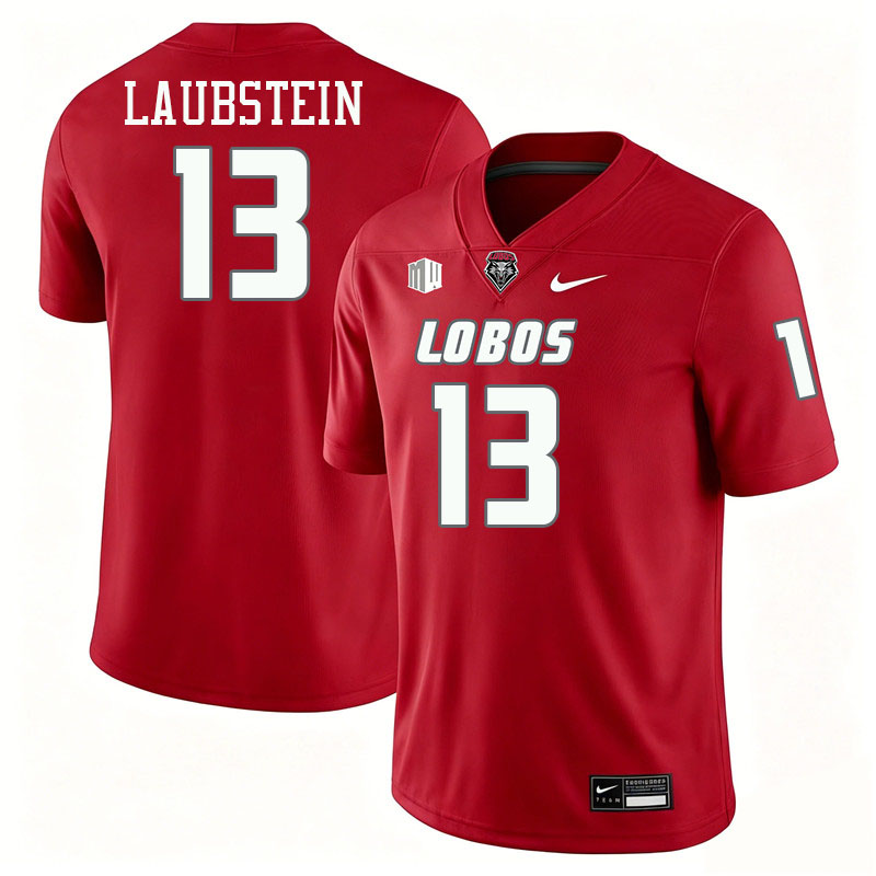 New Mexico Lobos #13 James Laubstein College Football Jerseys,Uniforms-Red